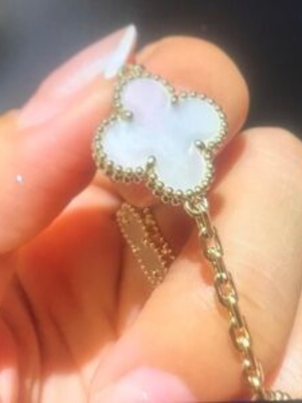 Authentic Van Cleef & Arpels 18K Yellow Gold Necklace